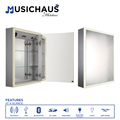 Whitehaus Sgl Mirrored Door Medicine Cabinet W/ Usb, Sd Card, Bluetooth, Fm Radio, S WHLUN7055-OR